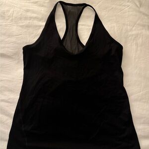 Black Lululemon Racerback Tank Top